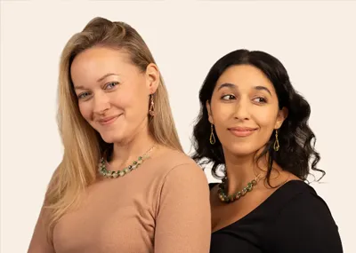 Double Bead Row Necklaces